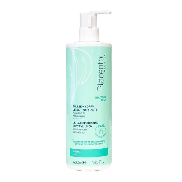 Placentor Emulsion Corps Ultra-hydratante Peaux Seches et Deshydratees 400ml