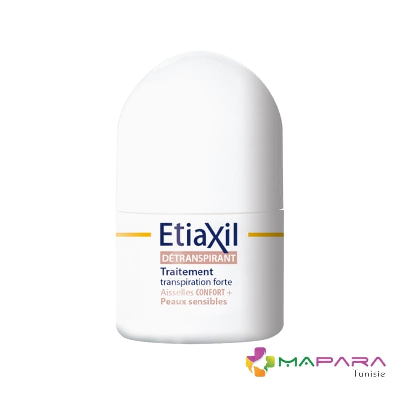 ETIAXIL Détranspirant Confort+ Aisselles Roll-on 15ml