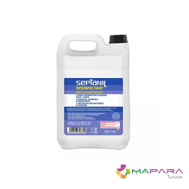 SEPTANIL Désinfectant Puissant Multi Usage Septanil 5L