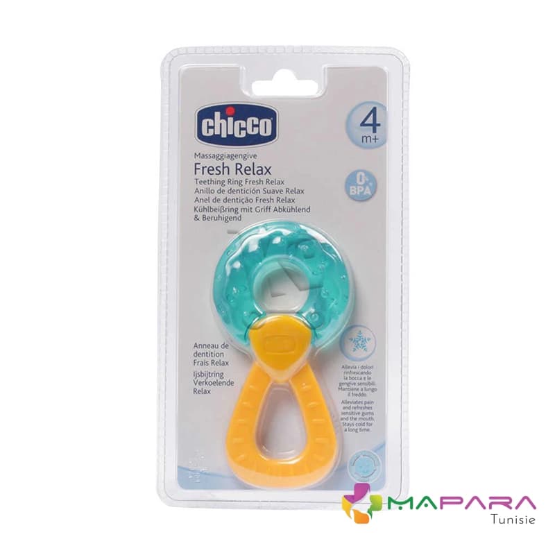 CHICCO Anneau de dentition réfrigérant Fresh Relax 4m+