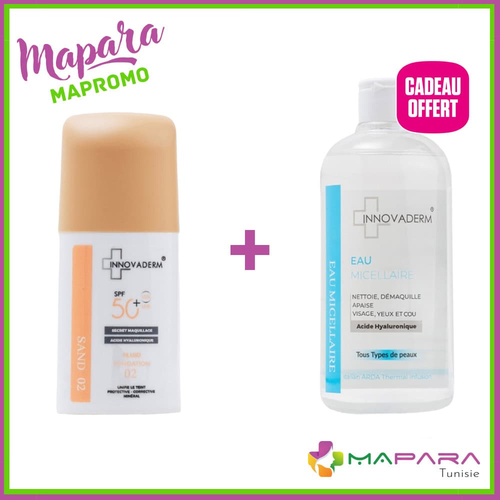 INNOVADERM Fond de Teint Minéral Sand (02) SPF50+