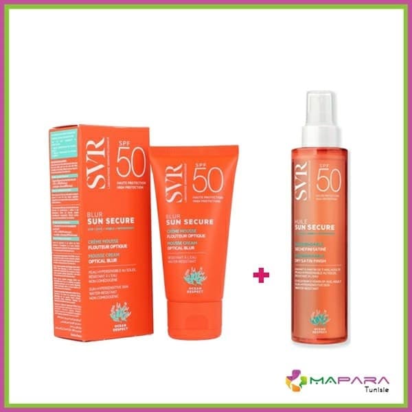 SVR DUO SUN SECURE Huile Seche + SVR Blur