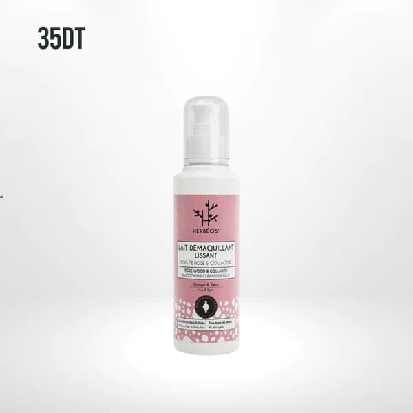 HERBÉOS Lait Démaquillant Nettoyant Lissant Anti-âge 170 ml