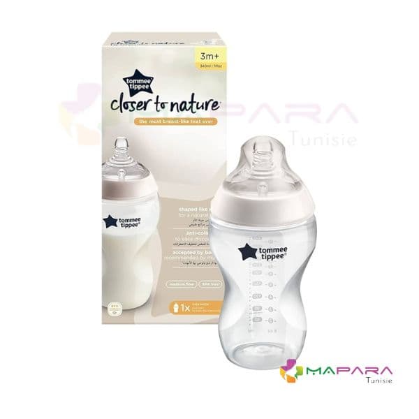 TOMMEE TIPPEE Colser To Nature Biberon 3m+ 340ml