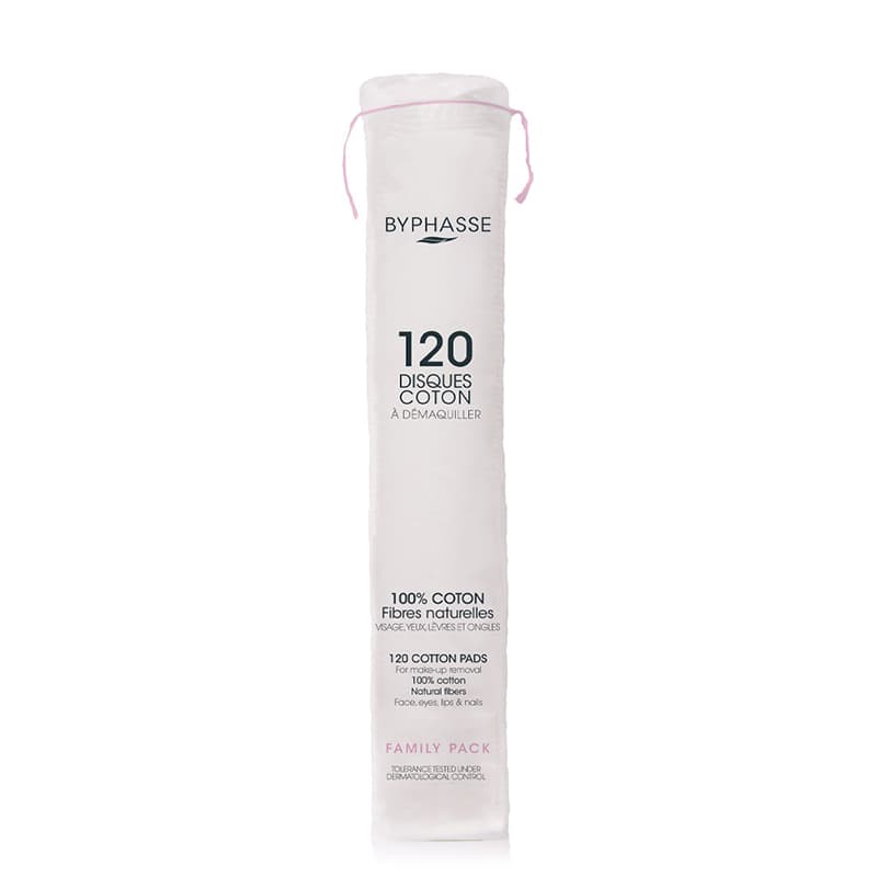 BYPHASSE 120 Disques Coton Demaquillants