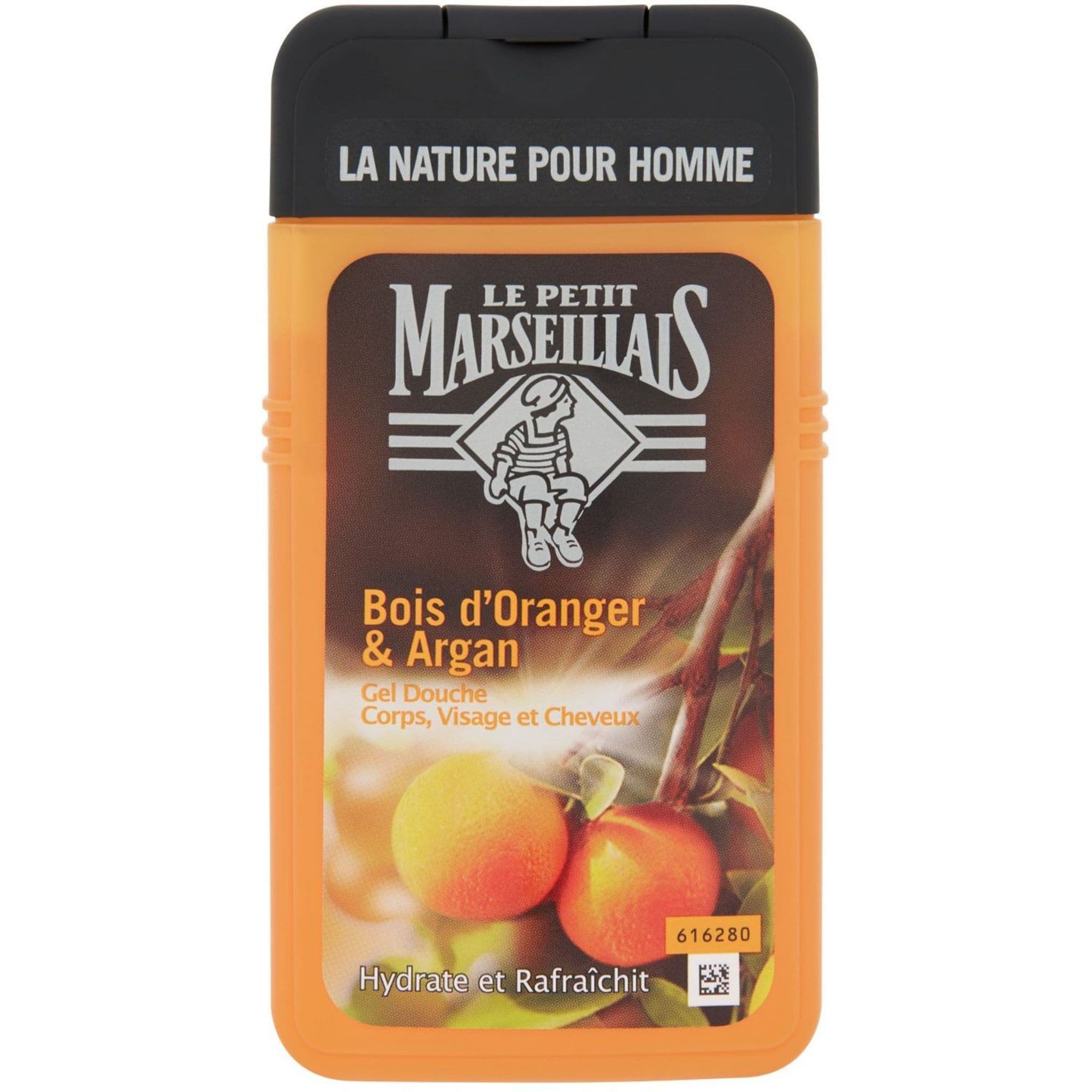 Le Petit Marseillais Gel Douche Homme Bois d’Oranger & Argan