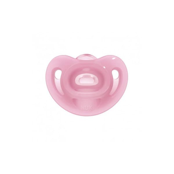 NUK Sucette Sensitive Avec Boite 6-18m Rose