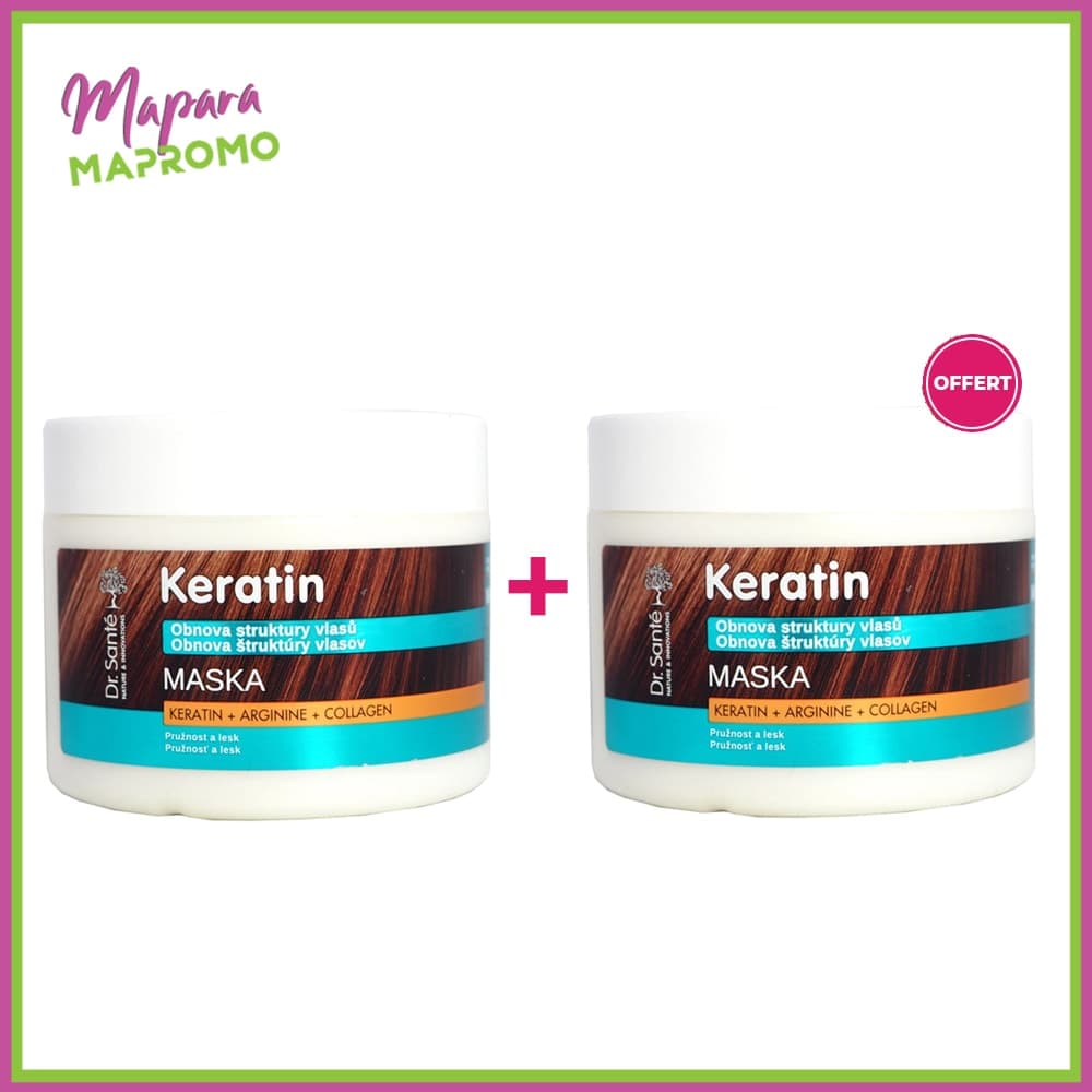 Dr Santé Keratin Masque Cheveux Abîmés 300ml (Copie)