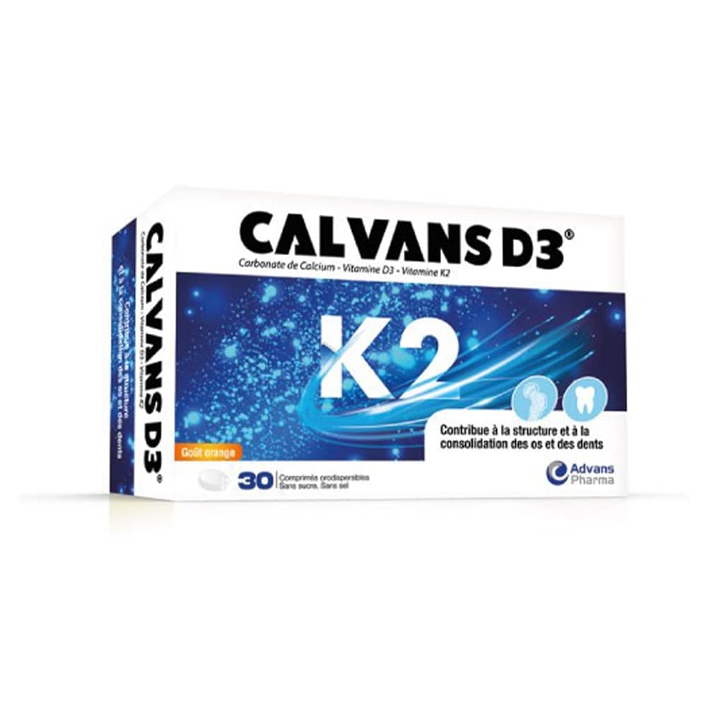 Calvans D3 Orodispersibles 30 Comprimes
