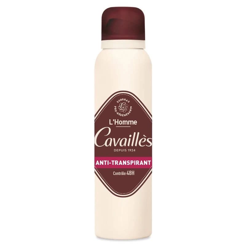 ROGE CAVAILLES Anti-Transpirant Homme Contrôle 48h Spray