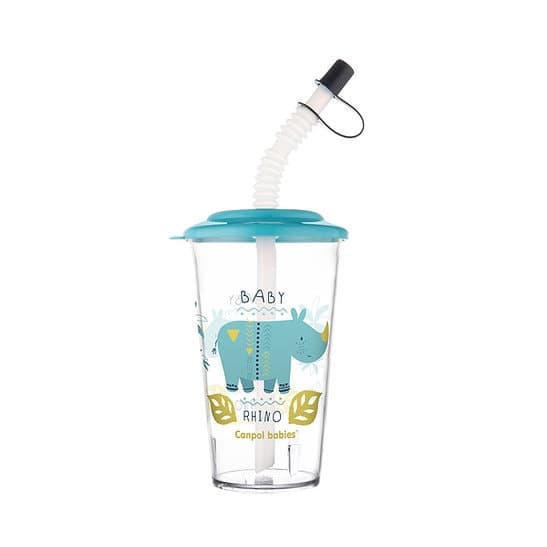 Canpol Tasse avec Couvercle et Paille 320ml 12M+ Bleu – 4/112