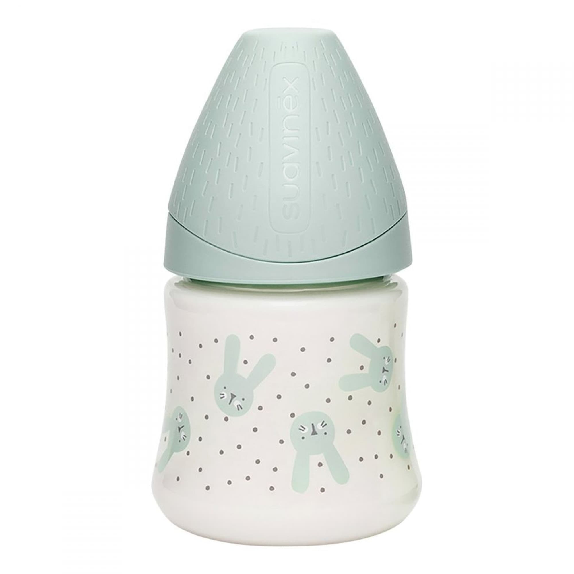 SUAVINEX Biberon Premium avec Tétine Ronde en Silicone 150ml