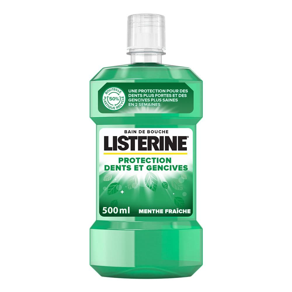 Listerine Bain Bouche Protection Dents Et Gencives 500 ml