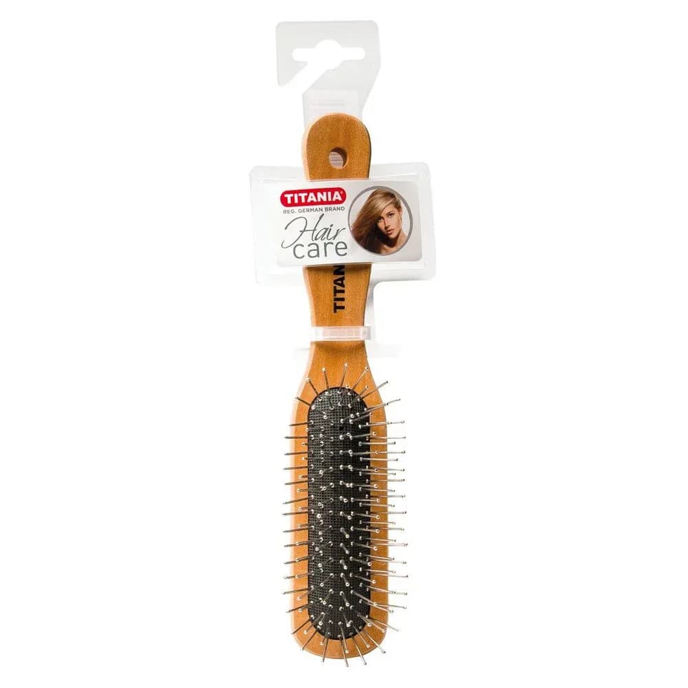 TITANIA Brosse Bois de Massage 7 Rangees 22CM – 2826