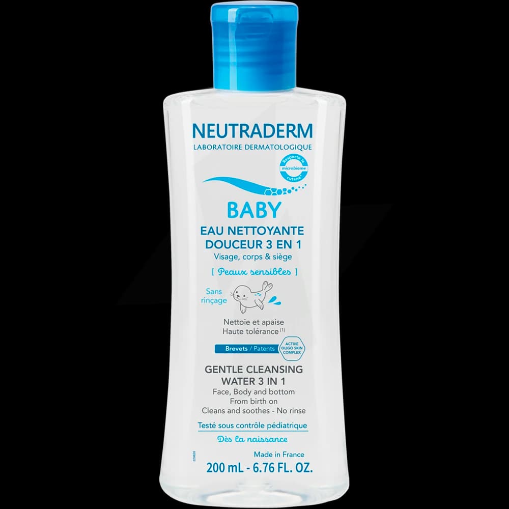 Neutraderm Baby Eau Nettoyante Douceur 3 en 1 200ml