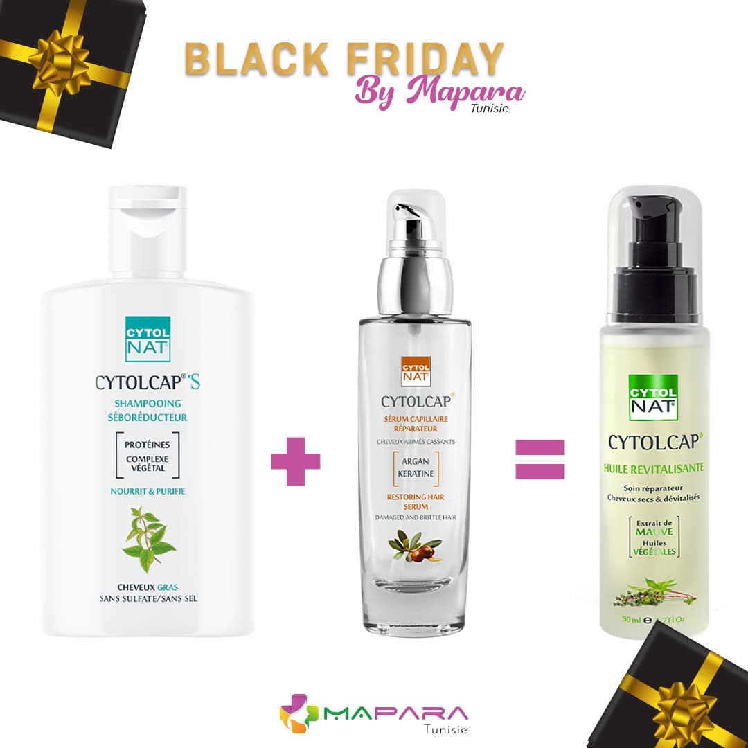 Cytolnat Expert Réparation Cheveux Gras + Huile Revitalisante OFFERTE