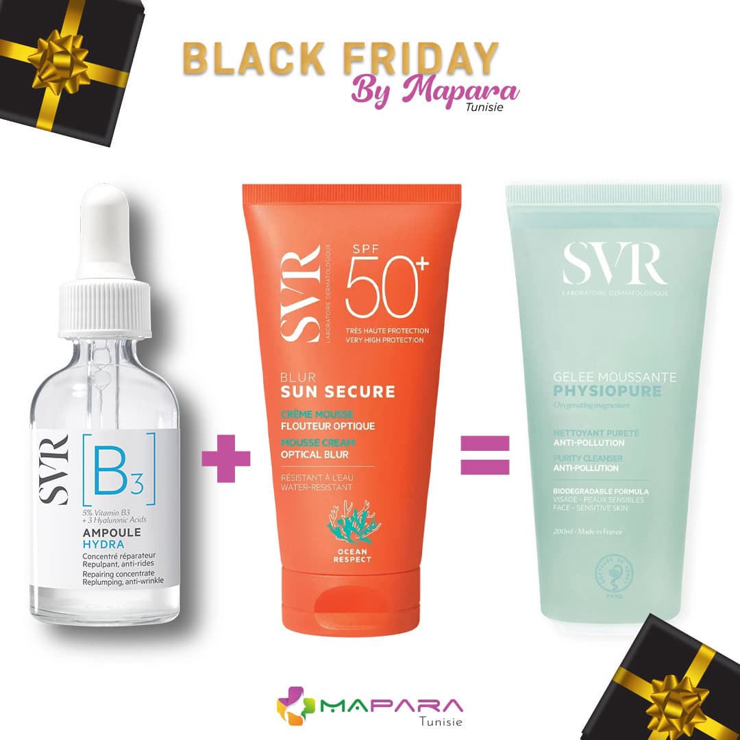 SVR Pack HydratationInvisible + Nettoyant 200ml Offert