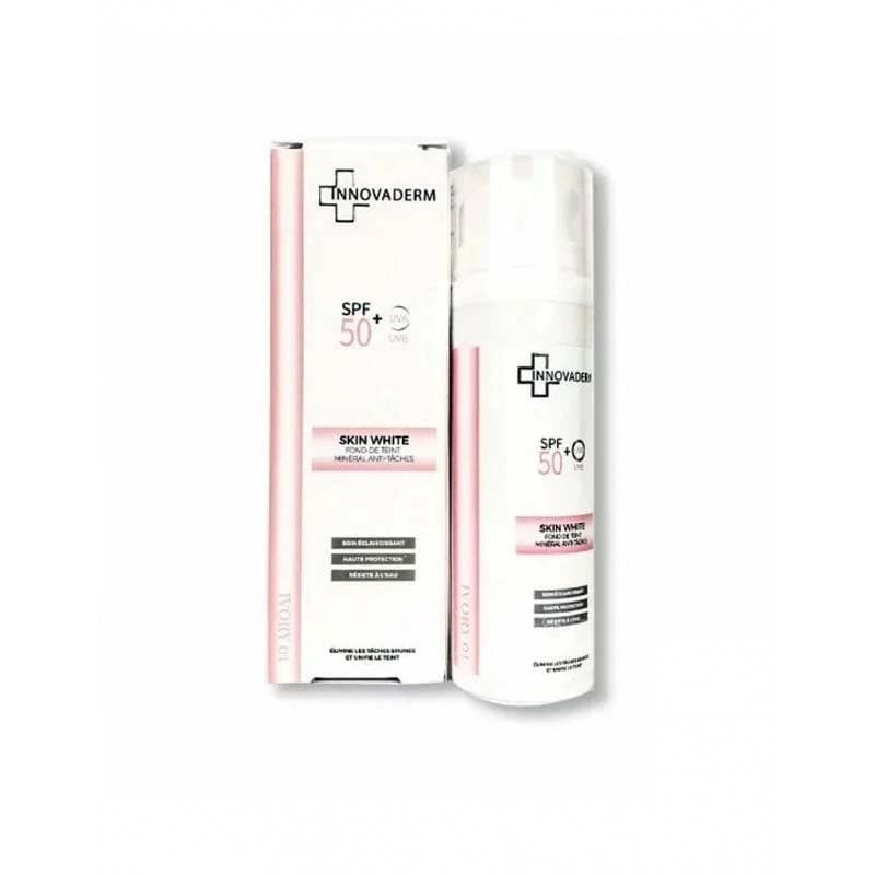 INNOVADERM SKIN WHITE Fond de Teint Mineral Anti taches – Medium 1.5