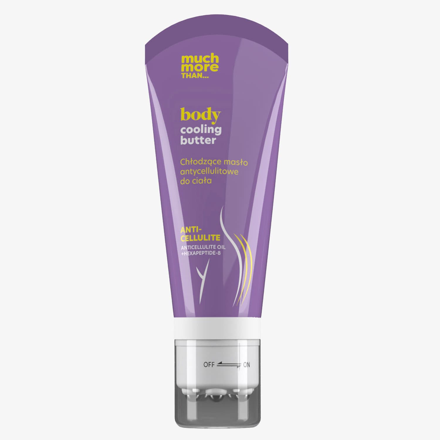 Much More Than Beurre Rafraîchissant Anti-Cellulite avec Masseur 220ml