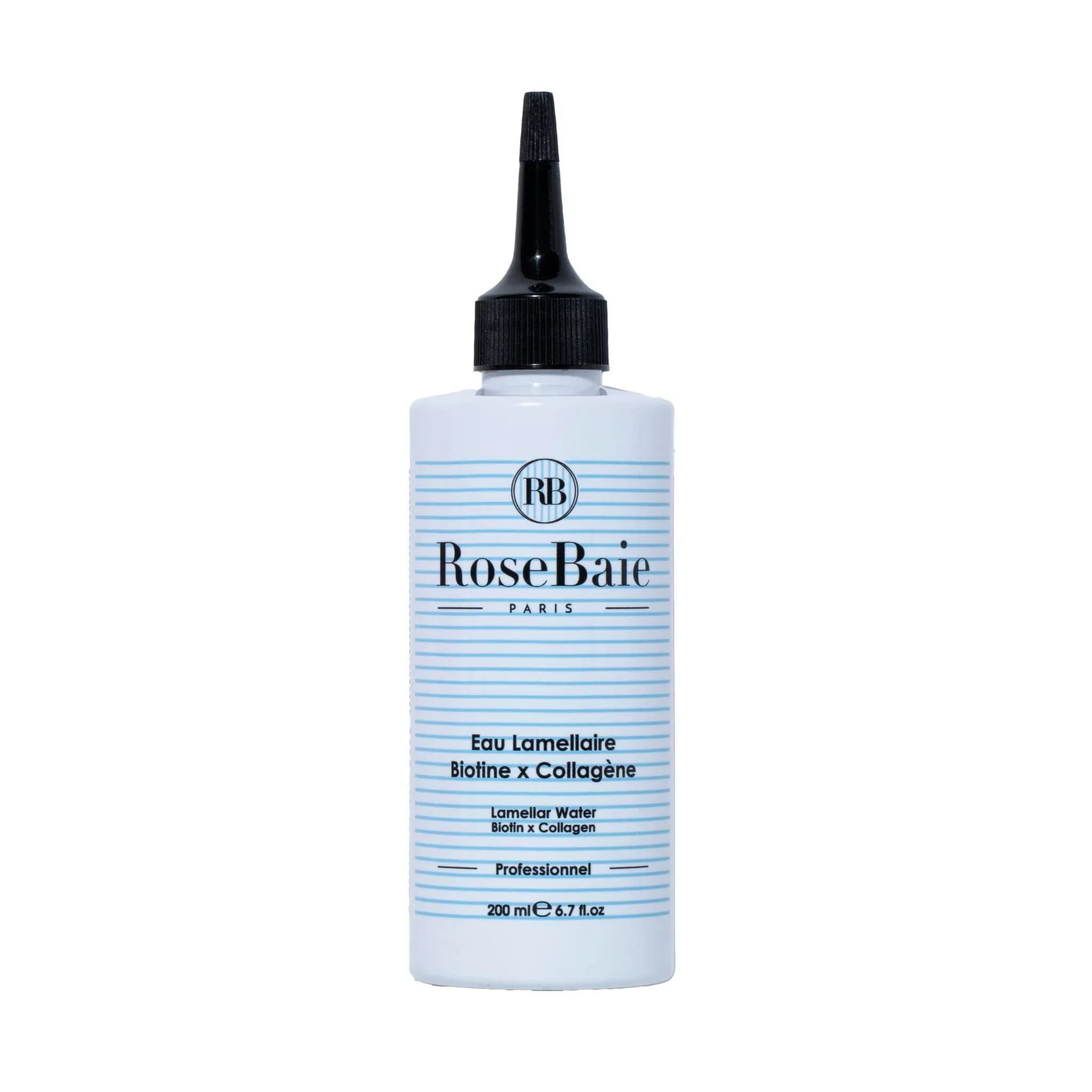 RoseBaie Eau Lamellaire Biotine et Collagène Soin Brillance et Réparation Express 200ml