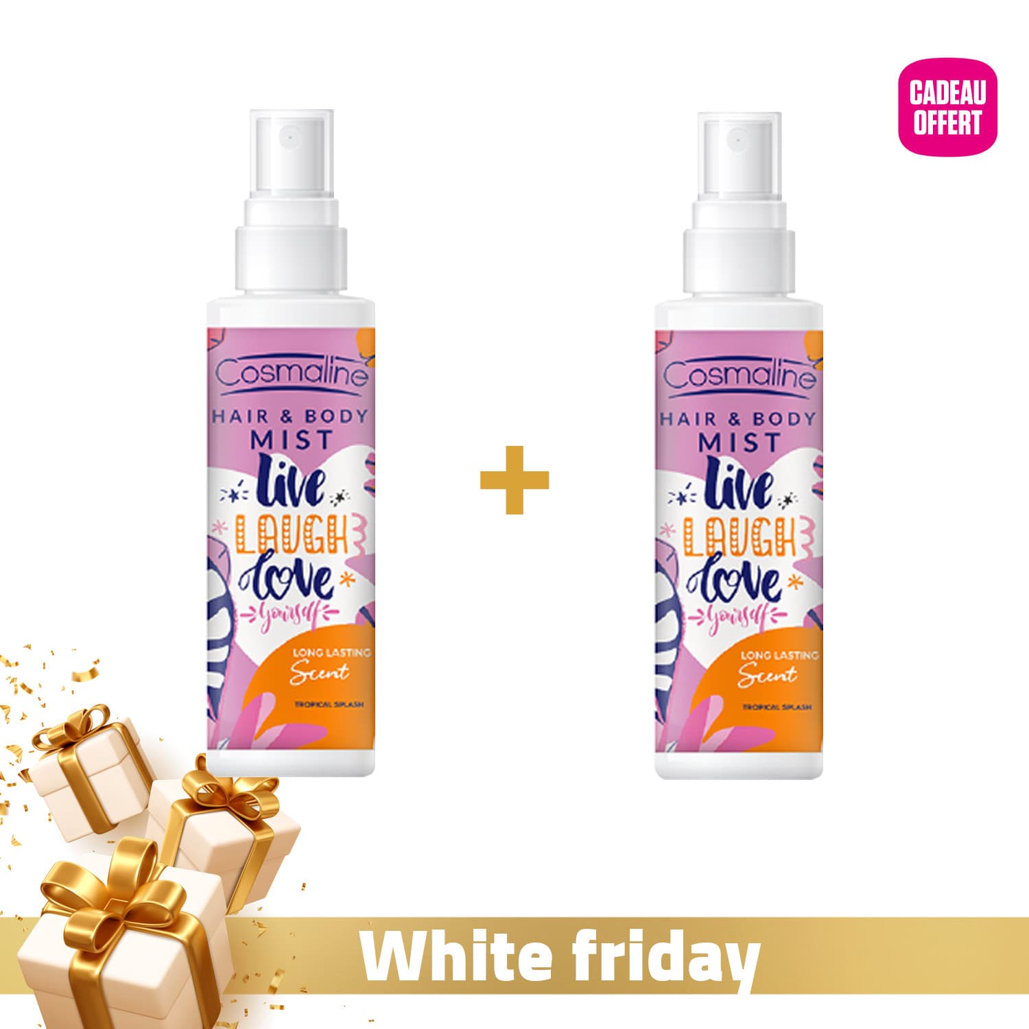 Cosmaline Hair & Body Mist Tropical Splash 125ml + Cosmaline Hair & Body Mist Tropical Splash 125ml Offert