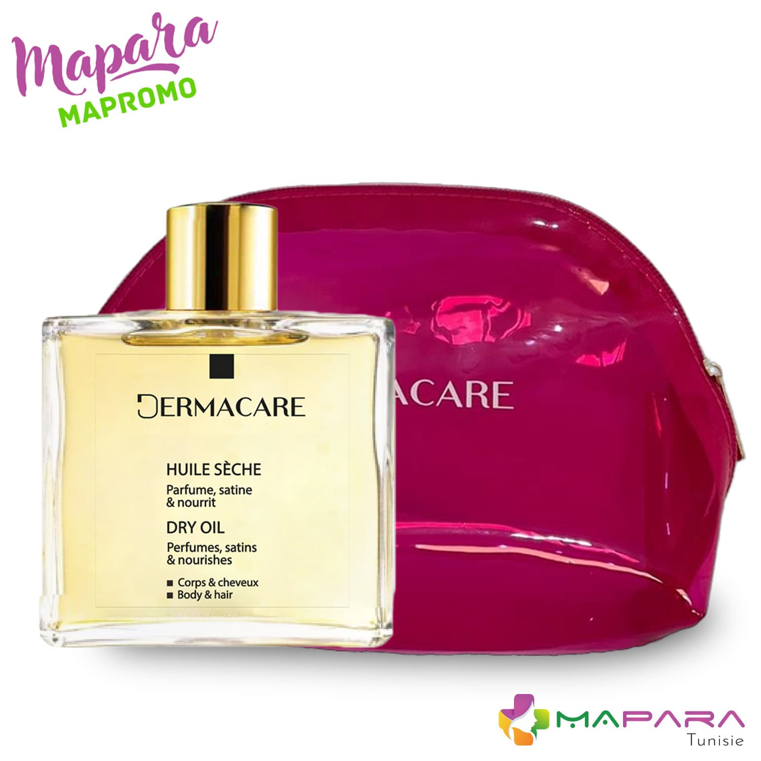 Dermacare Huile Sèche Parfumée 100ml + Trousse Dermacare