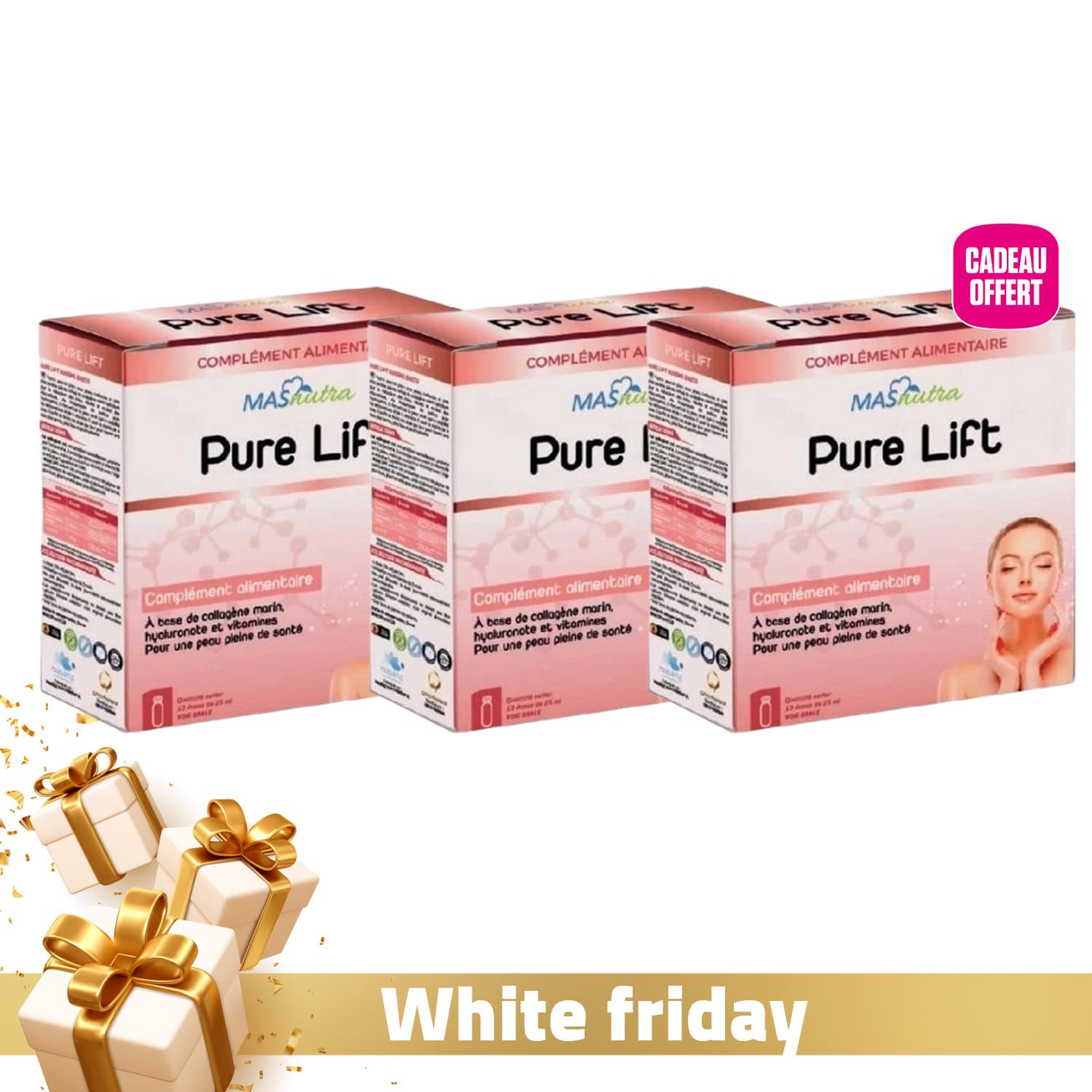 PURE LIFT 10 Shots Lot de 3 = Le 3ème GRATUIT