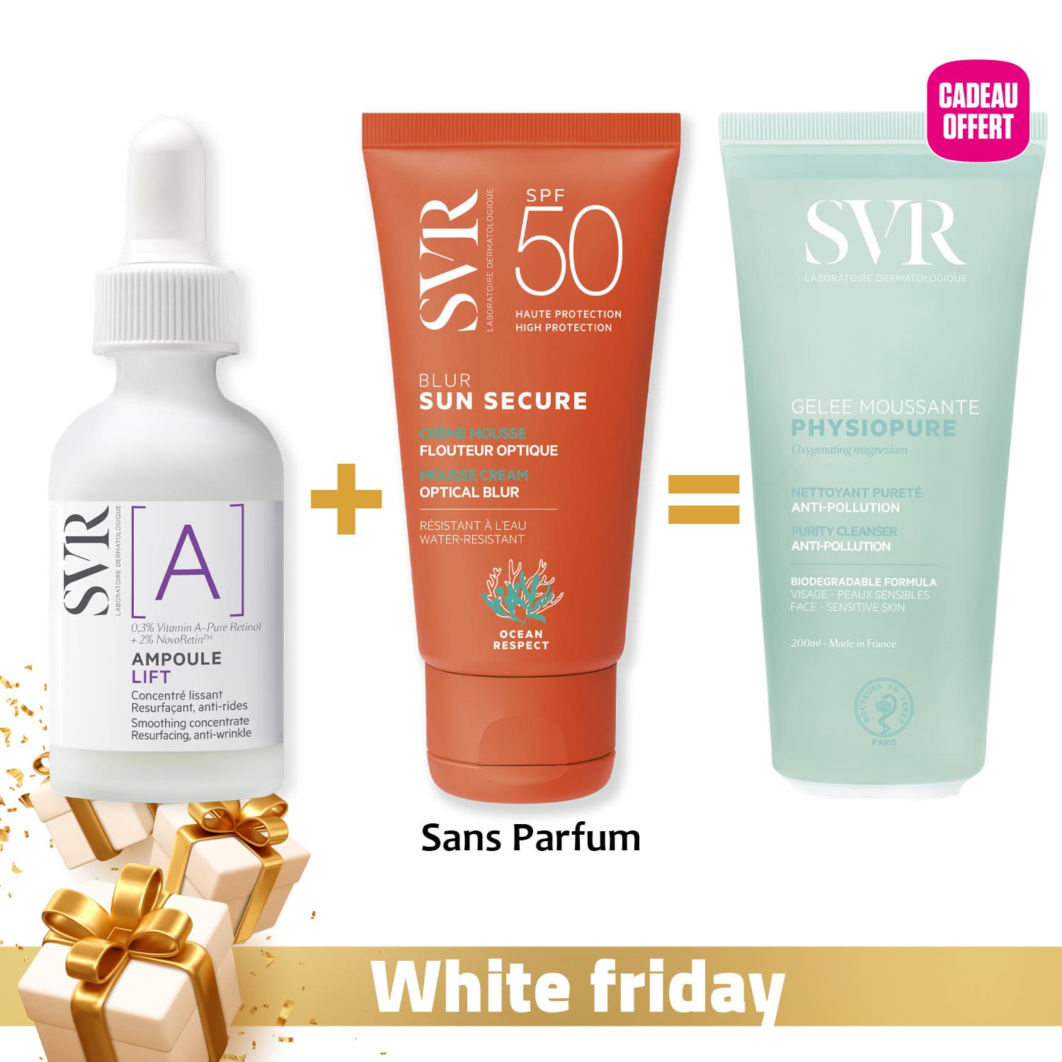 SVR Routine Anti-Âge Lissante & Protection Sans Parfum