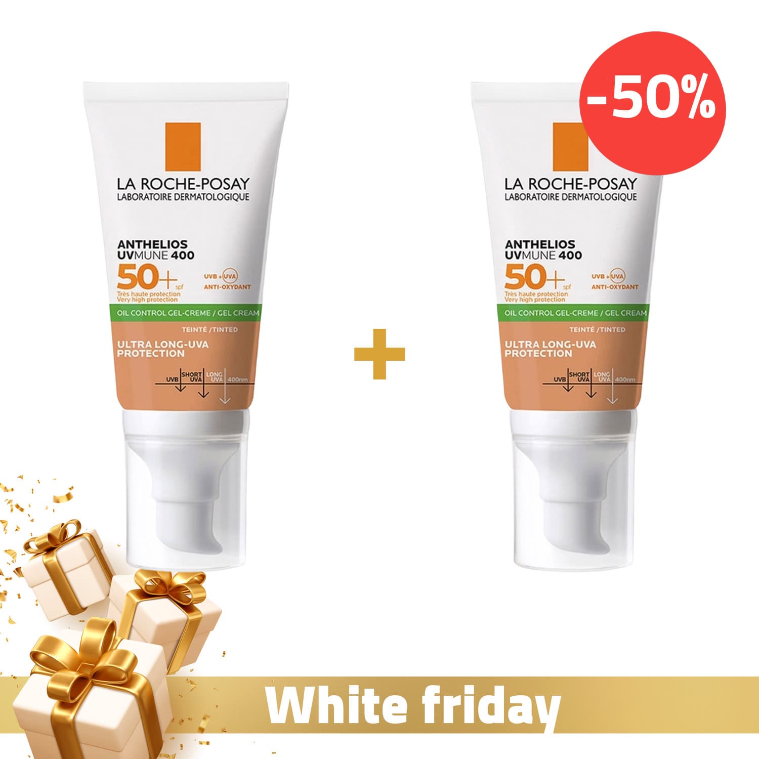 La Roche Posay UVMune 400 Oil Control Gel-Crème Teinté SPF50+ (Le 2ème à -50%)