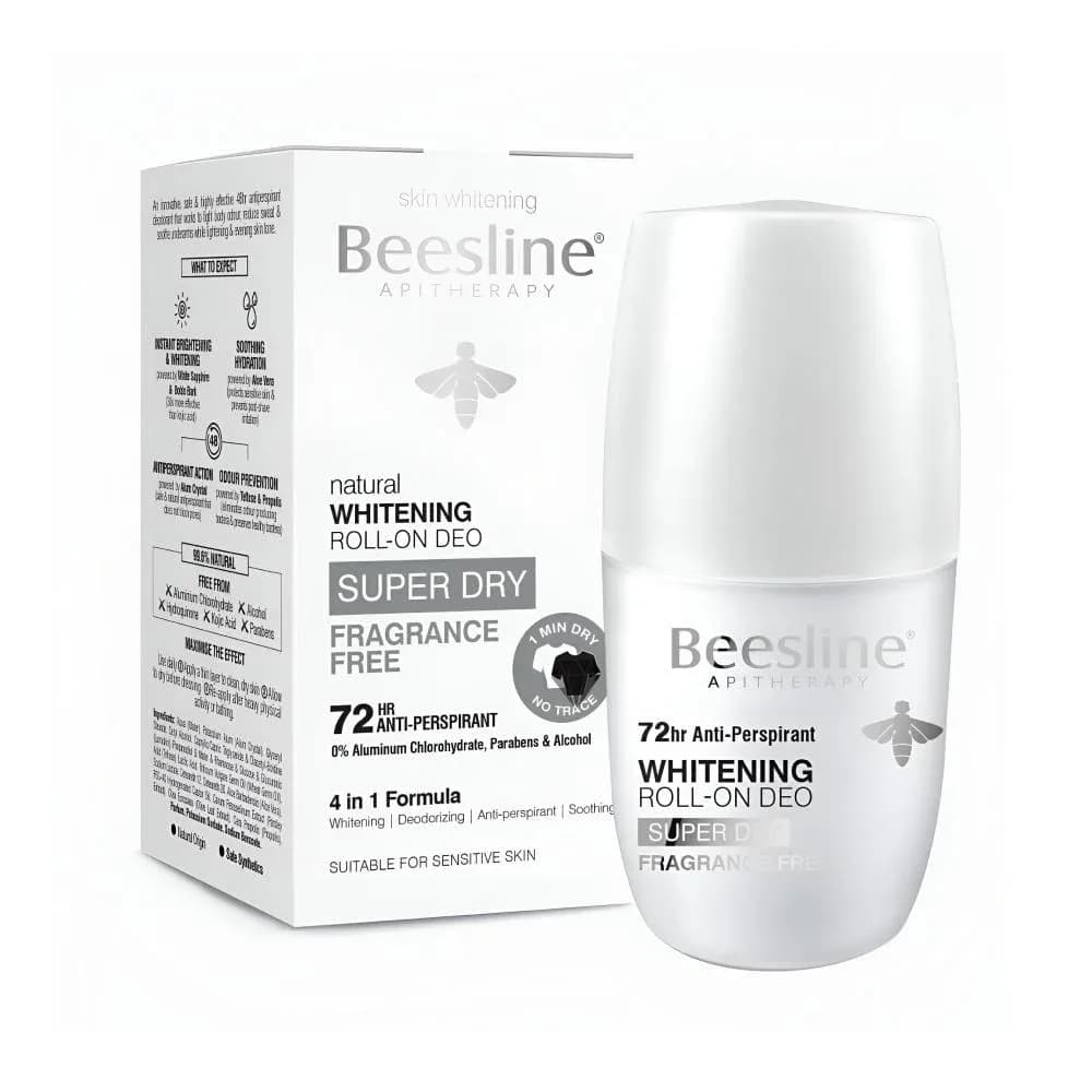 Beesline Roll-on Super Dry Sans Parfum 72h