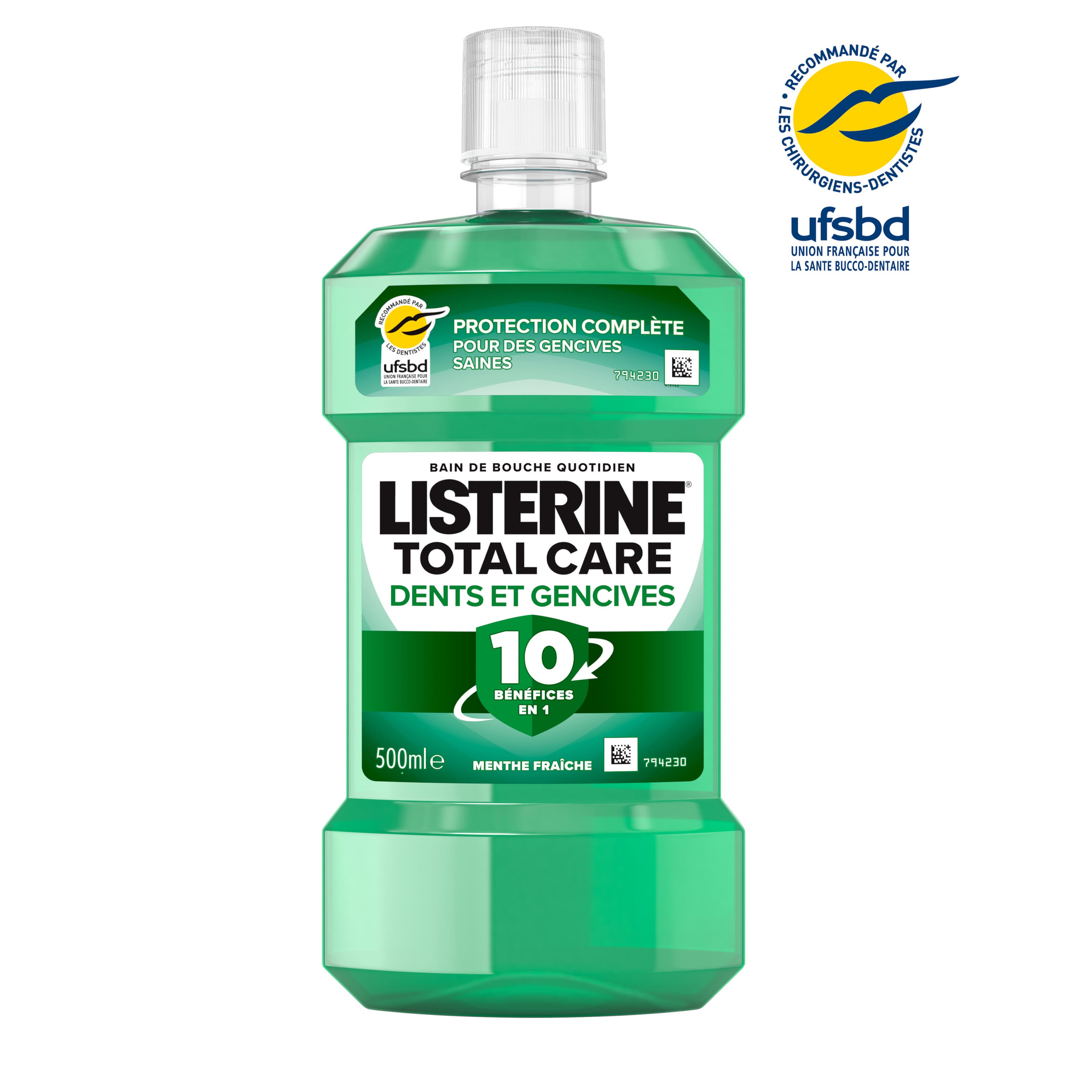 Listerine Total Care Bain de Bouche Dents et Gencives 250ml