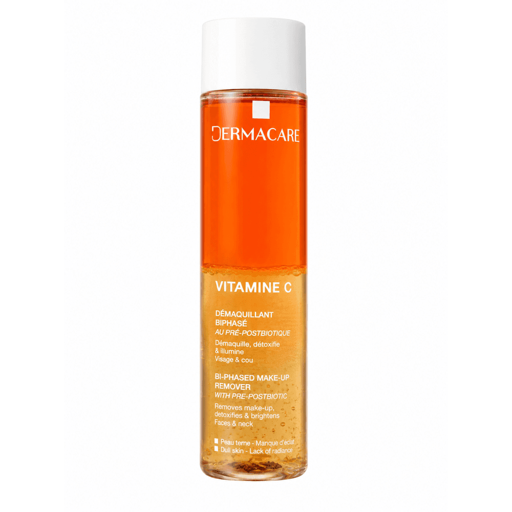 Dermacare Vitamine C Démaquillant Biphasé Éclat au Pré-Postbiotique 200ml