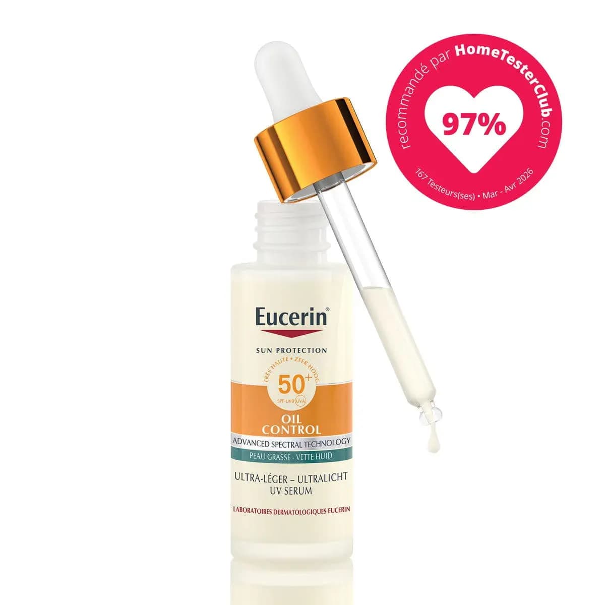 Eucerin Sun Protection Oil Control Sérum UV Ultra-Léger SPF50+ 30ml