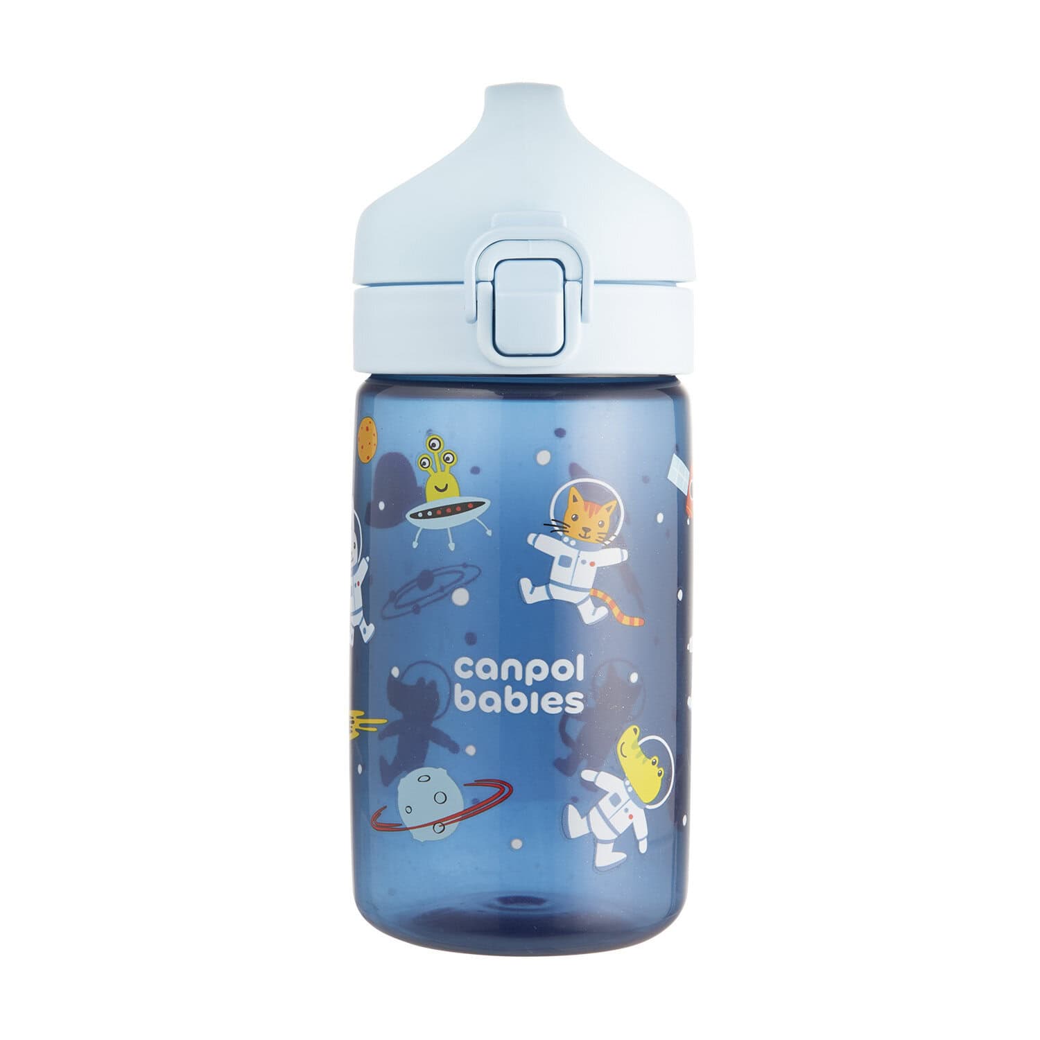 Canpol Gourde Junior bleue pour Enfants de 2 ans et demi et plus 400ml 56/624