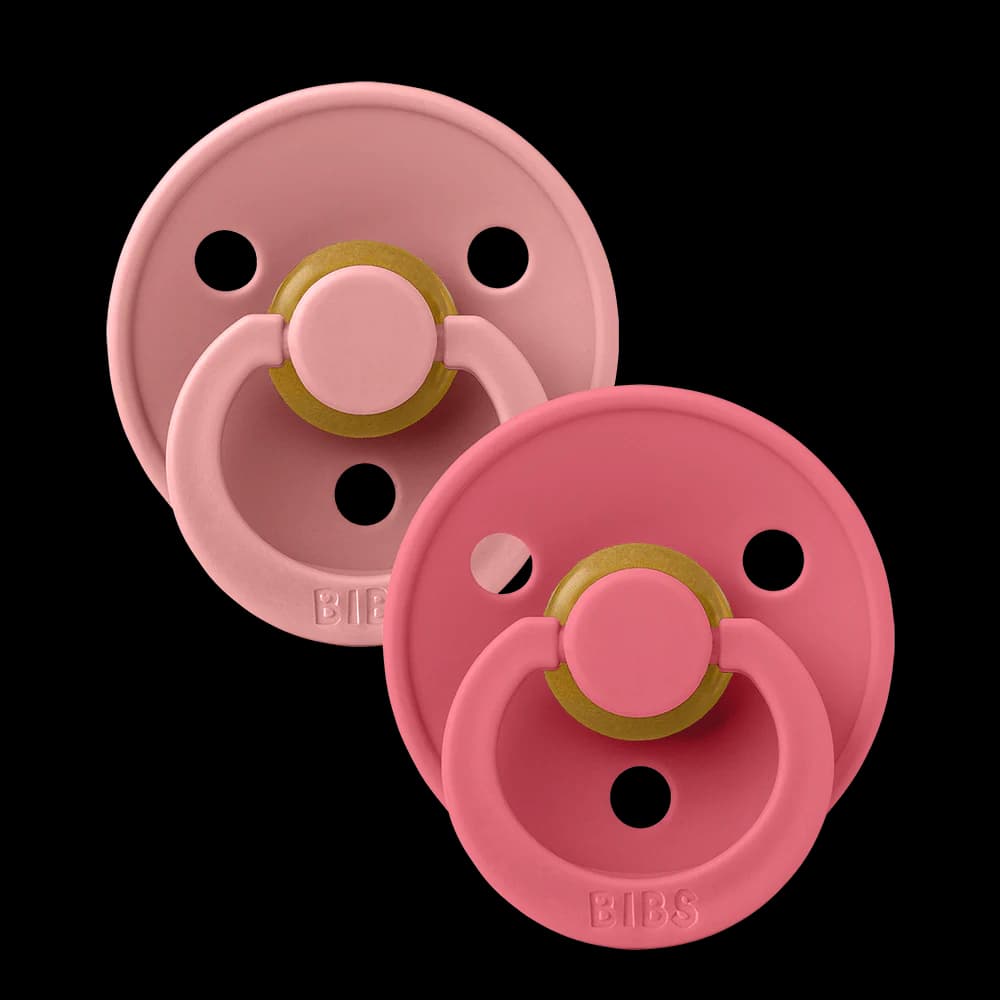 BIBS Colour 2 Sucettes Taille 2 Pink Coral 6 à 18 mois