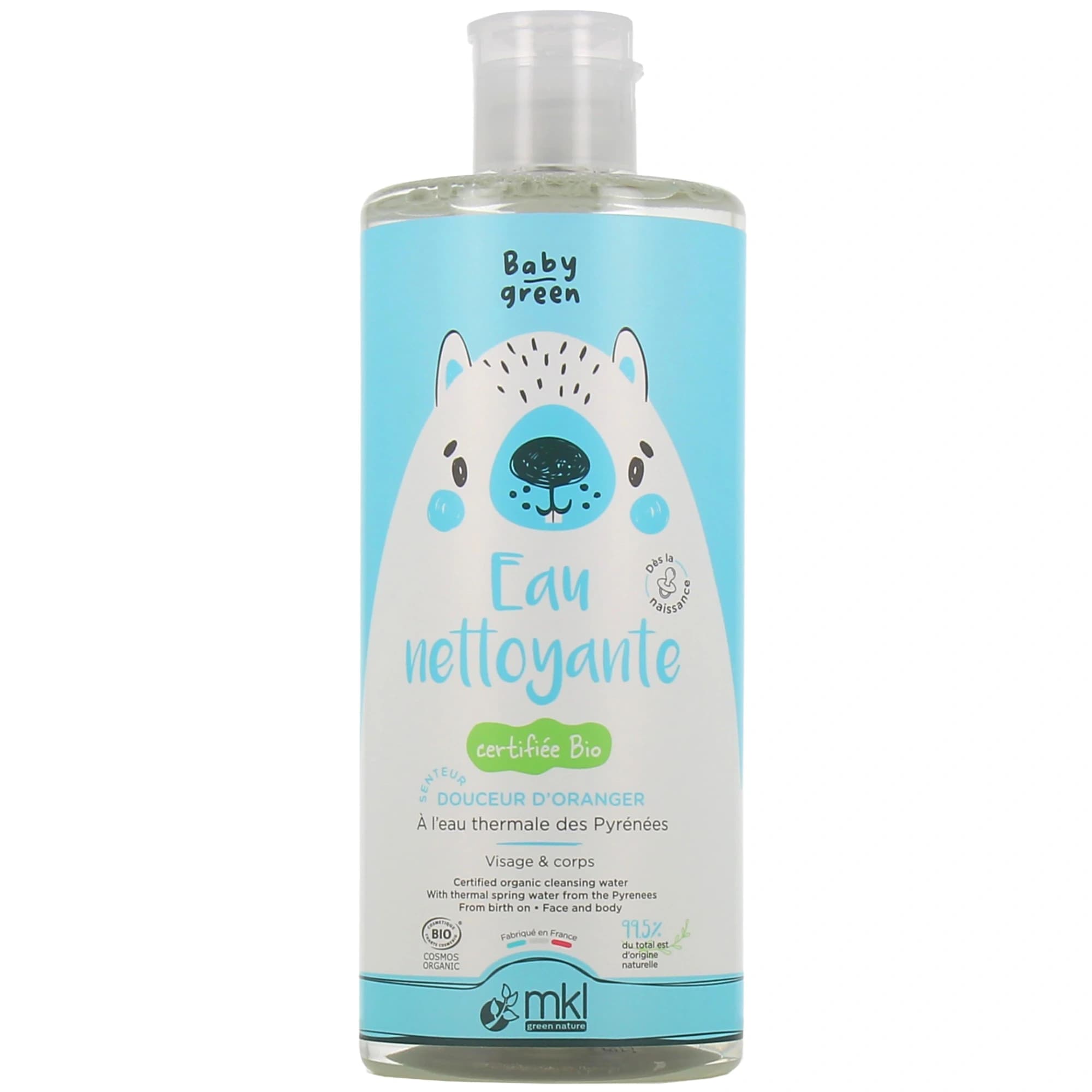MKL Green Nature Baby Green Eau Nettoyante Bio 100ml