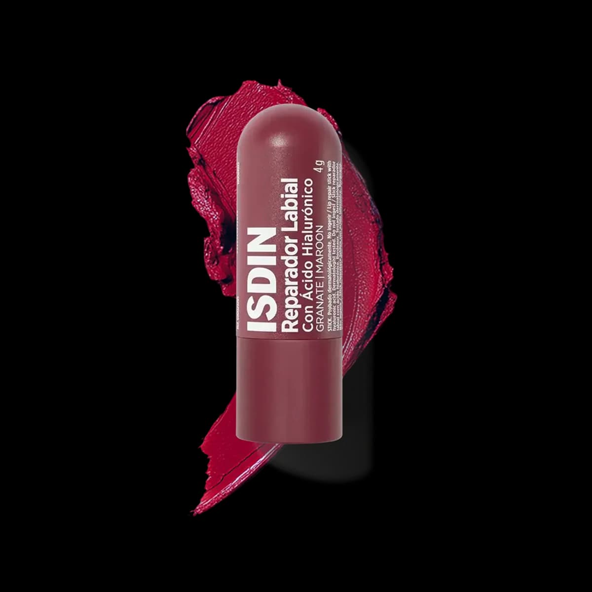 ISDIN Stick Réparateur Lèvres Teinte Bordeaux 4g