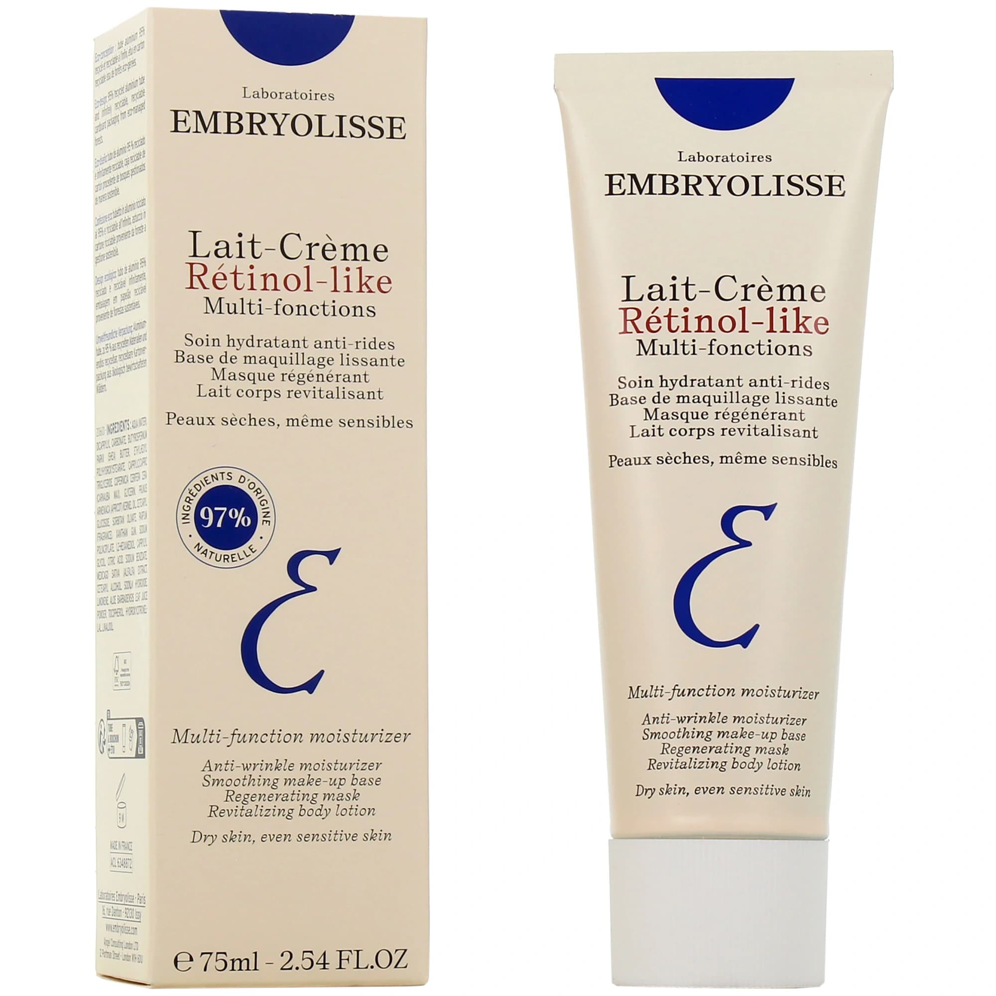 Embryolisse Lait-Crème Rétinol-Like Multi-Fonctions 75ml