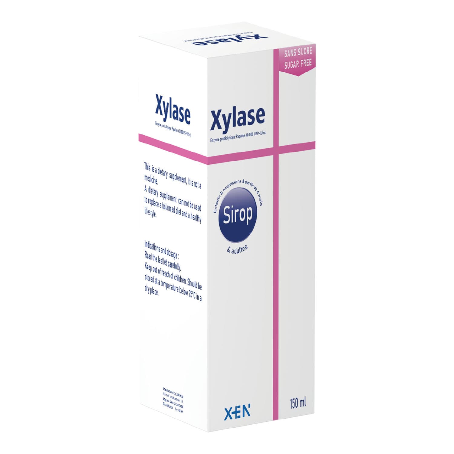 Xen Xylase Sirop Sans Sucre 150ml