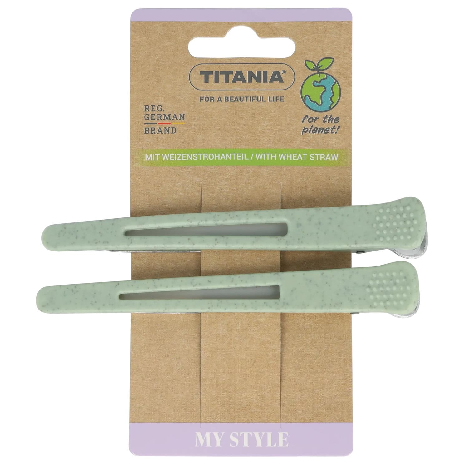 Titania Pinces a Cheveux en Paille de Ble 8026ws