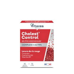 Vitavea Cholest Control - bien-être cardio-vasculaire - 15 gélules