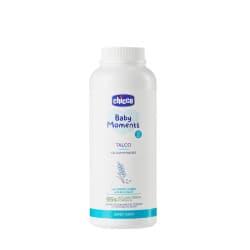 Chicco - Talc en poudre Baby Moments 0m+ - 150g