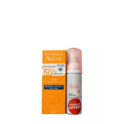 Avène - Fluide photoprotecteur invisible ultra léger SPF 50+ - 50ml + Mousse nettoyante - 50ml offerte
