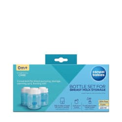 Canpol babies ExpressCare - Biberons pour conservation du lait maternel - 3x120ml