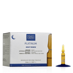 MartiDerm Platinum Night Renew - Ampoules régénatrices - 10 ampoules/unidoses