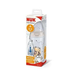 NUK First choice - biberon en silicone - 0-6 mois
