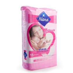 Nana Periodex - Serviettes hygiéniques maternité - 15 pièces