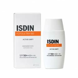 Isdin FotoUltra 100 Active Unify - Écran solaire invisible spf50+ - 50ml