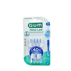 GUM Travler- Brossettes extrafine conique boite de 4 (1614)