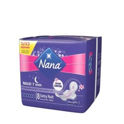 Nana - Serviette hygiénique extra nuit extra nuit - 8 pièces